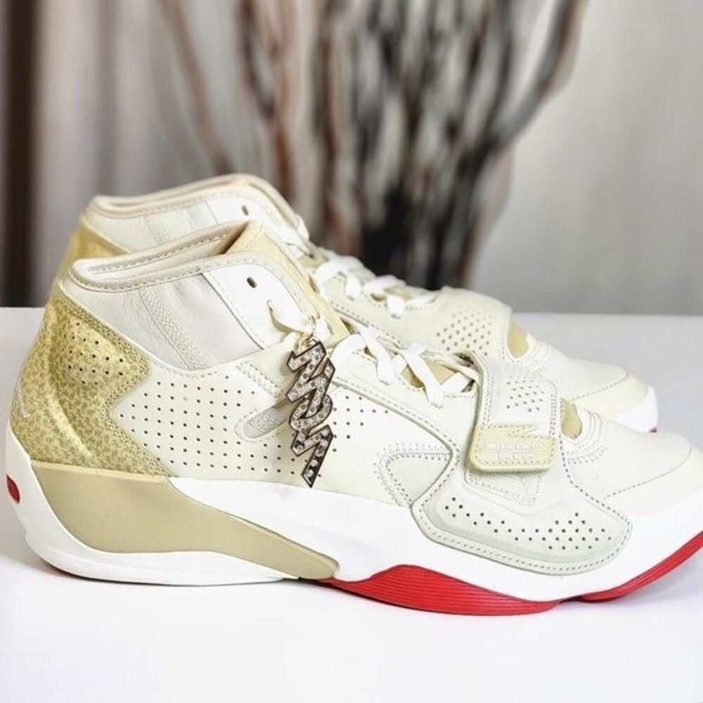 NEW! Men's Nike Jordan Zion 2 Fossil Zoom Air Basketball Shoes